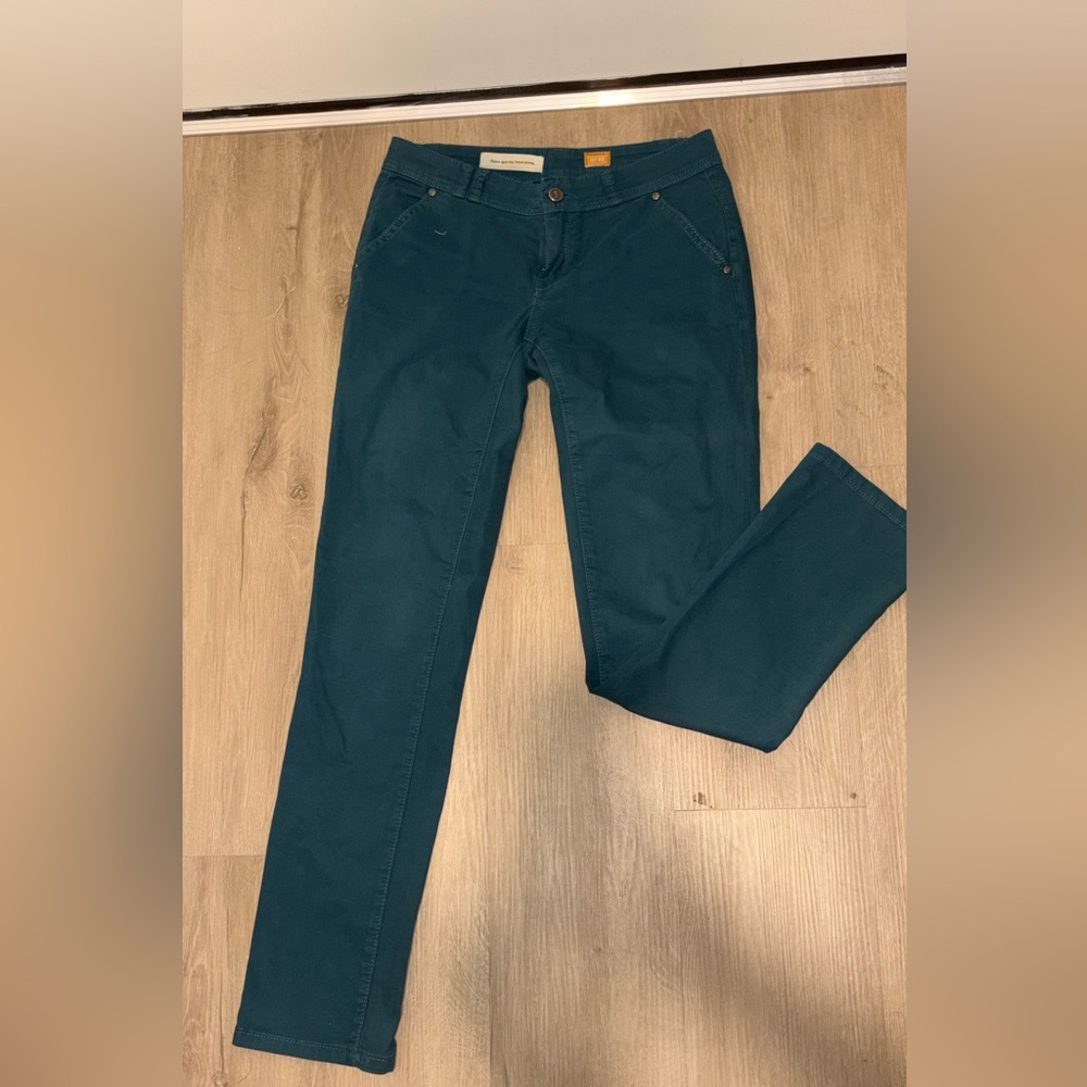 Pilcro Blue Straight Leg Jeans